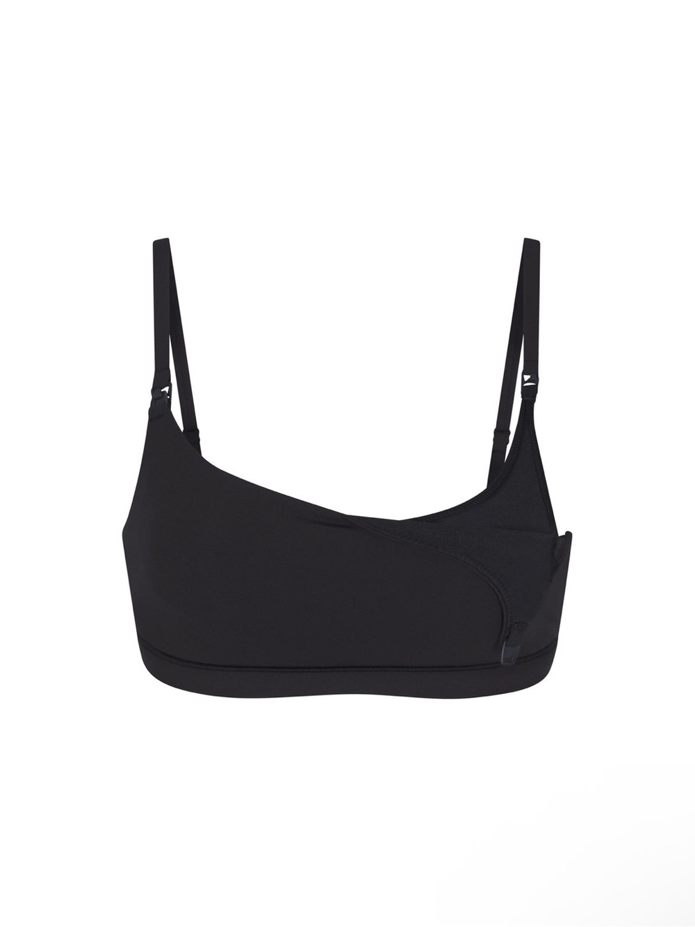 NWT SKIMS FITS Maternity Pumping Scoop Bralette Size S onxy